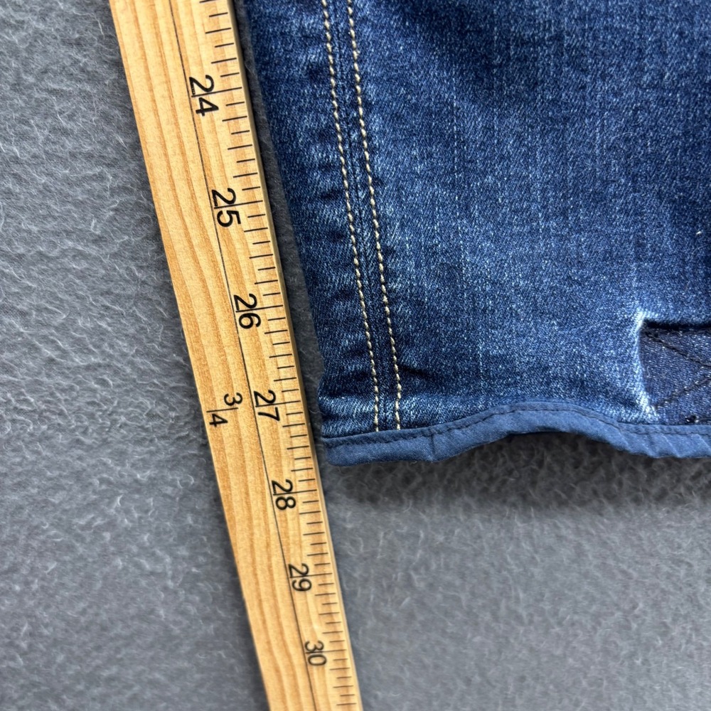 Goode Rider Blue Denim Full Seat Equestrian Riding Breeches Women Size 34R - Picture 8 of 15